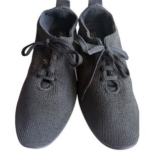 Arcopedico shoes Lace Up Women Size 40 Black Knit Textile Upper